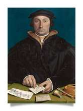 Postkarte: Holbein - Der Duisburger Kaufmann Dirck Tybis