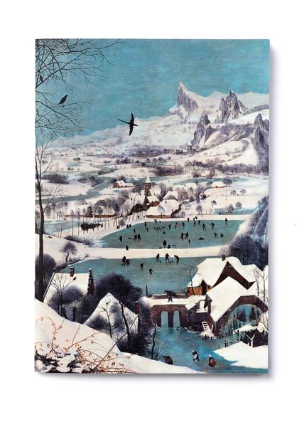 Notizheft: Bruegel - Jäger im Schnee