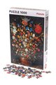 Jigsaw Puzzle: Brueghel - Flowers in a Wooden Vessel Thumbnails 3