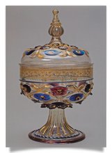Postcard: Glass Goblet with a Lid