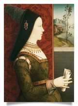 Postkarte: Herzogin Maria von Burgund