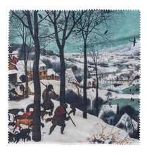 Brillentuch: Bruegel - Jäger im Schnee