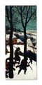 Magnetic Bookmark: Bruegel - Hunters in the Snow Thumbnails 1