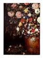 Notebook: Flowers in a Wooden Vessel Thumbnails 2