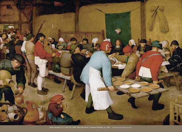 Poster: Bruegel - Bauernhochzeit