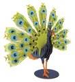 3D Paper Model: Peacock Thumbnails 1