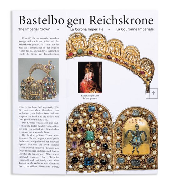 Bastelbogen: Reichskrone