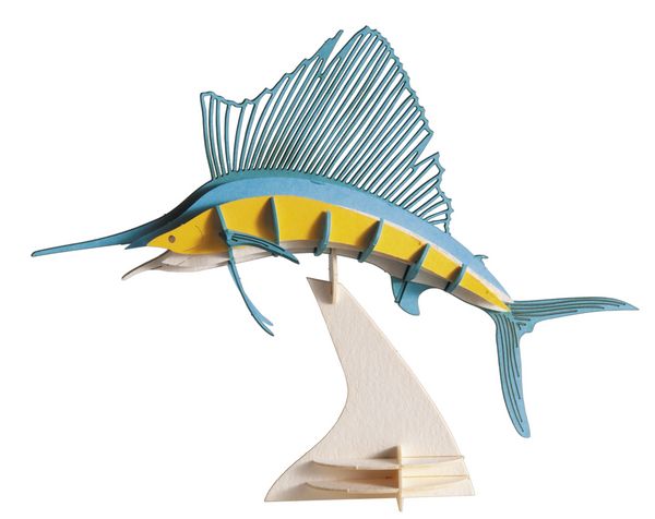 3D Paper Model: Sailfish