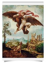 Postcard: Abduction of Ganymede