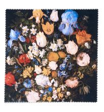 Postcard: Flowers in a Blue Vessel