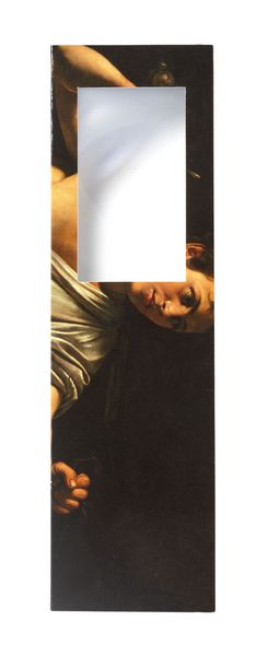 Bookmark with Magnifying Glass: David with the Head of Goliath