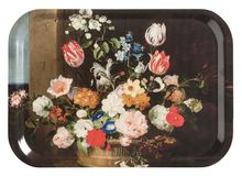 tray: Basket of Flowers