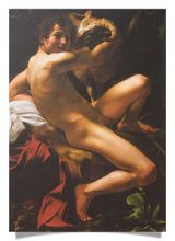 Postkarte: David mit dem Haupt des Goliath