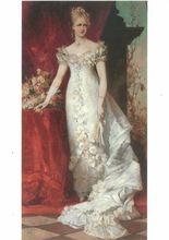 Postcard: Crown Princess Stephanie of Austria-Hungary (detail)