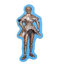 Shaped Magnet: Tournament Knight Blue
