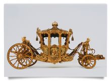 Greeting Card: Carousel sleigh of the Vienesse Court