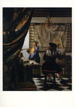 pocket mirror: Vermeer - Artist´s studio