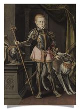 Postkarte: Halbharnisch Nikolaus IV. Radziwill