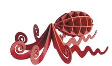 3D Paper Model: Octopus