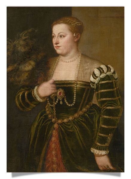 Postcard: Portrait of Lavinia