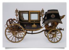 Postcard: Black Hearse of the Viennese Court