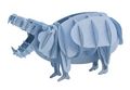 3D Paper Model: Hippo Thumbnail 1