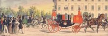 postcard: Emperor Franz Joseph I on Horseback