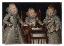 Postcard: Empress Maria Theresia with Family