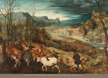 postcard puzzle: Bruegel - Peasant Wedding
