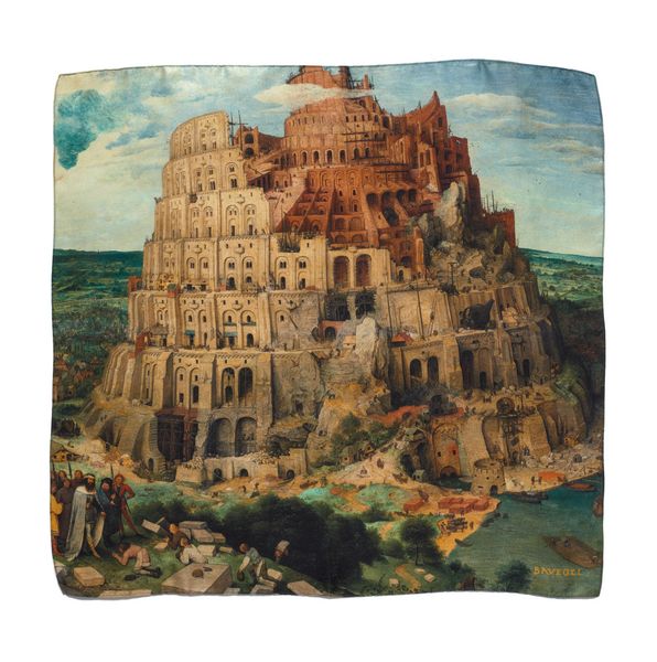 Silk Neckerchief: Tower of Babel