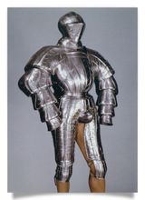 Postcard: Half armour from the "Cleve" garnitur made for Emperor Charles V