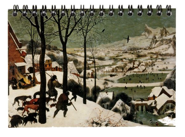 Ringblock: Bruegel - Jäger im Schnee