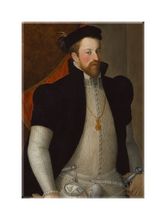 postcard: King Philipp II of Spain
