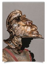 postcard: Morion of the "Roman Armour"