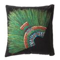 Cushion: Quetzal feathered headdress Thumbnail 1