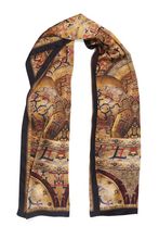 silk scarf: Silver Pheasant