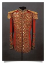 postcard: Rococo-style courtier's coat