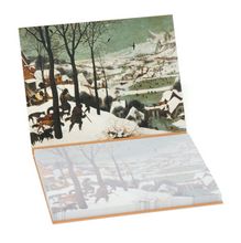 Postkarte: Jäger im Schnee