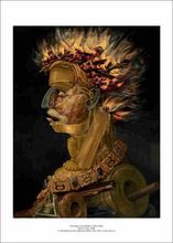postcard: Golden mask from Svetitsa tumulus