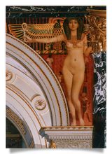 Panoramapostkarte: Gustav Klimt im KHM