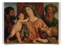 Weihnachtskugel: Madonna mit Kind