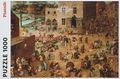 Puzzle: Bruegel - Kinderspiele Thumbnail 1