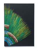 Magnetlesezeichen: Quetzalfeder-Kopfschmuck
