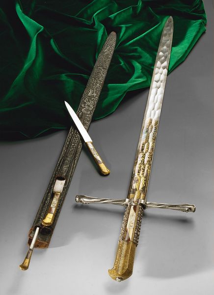 Postcard: Hunting Sword and three knives of Emperor Maximilian I
