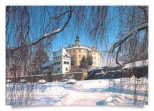 Postcard: Ambras Castle near Innsbruck