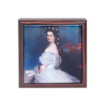 Postkarte: Kaiserin Elisabeth mit offenem Haar