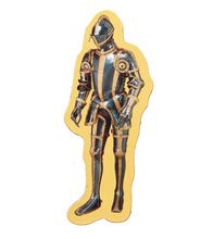 Shaped Magnet: Tournament Knight Blue