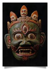 Postkarte: Maske für Gambuh-Theater