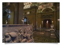 Postkarte: Blick in die Antikensammlung - Saal XIII