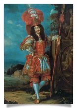 Postcard: Leopold I in a theatre costume